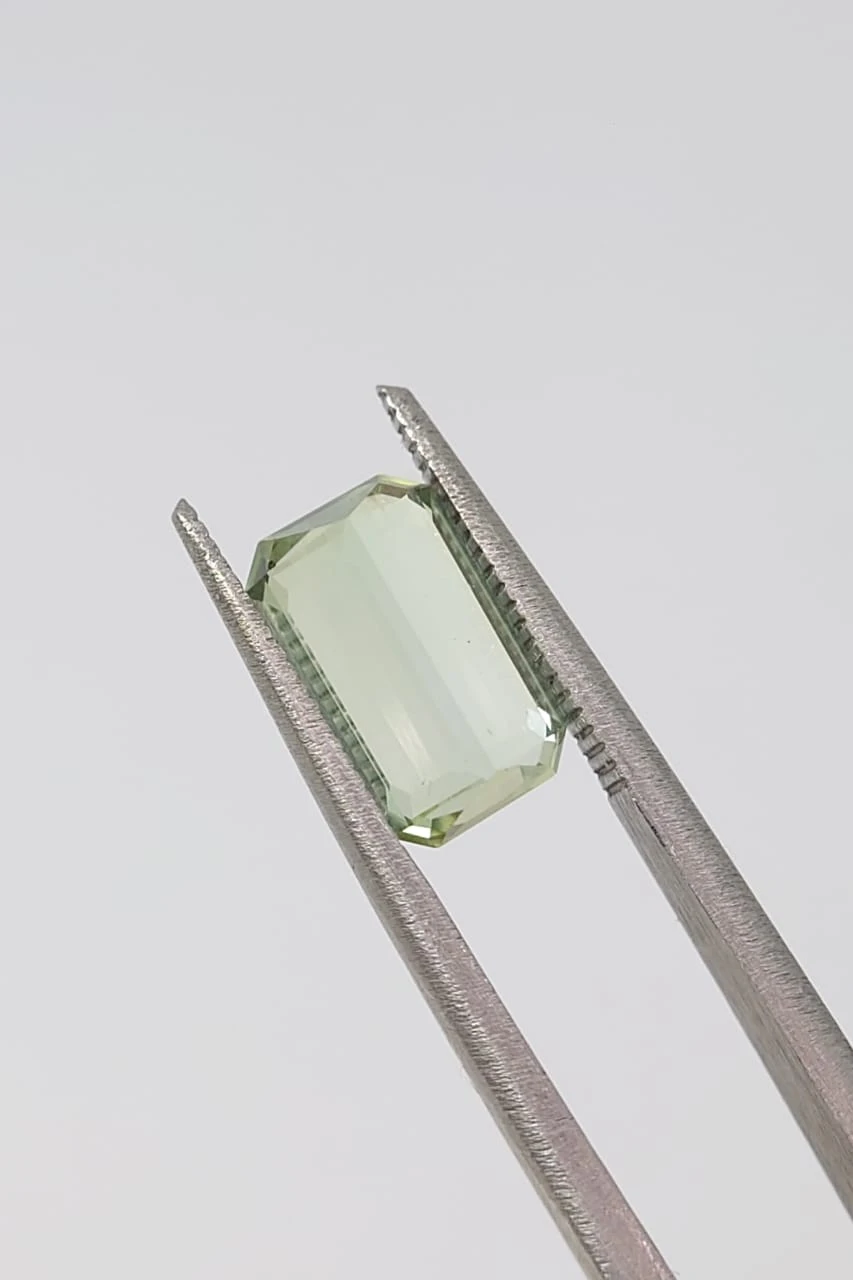 2.55ct Emerald Cut  Seafoam Tourmaline Loose Gemstone From Nigeria — view 2